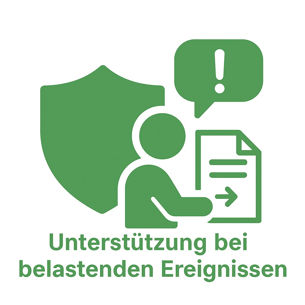 Unterstützung bei belastenden Ereignissen